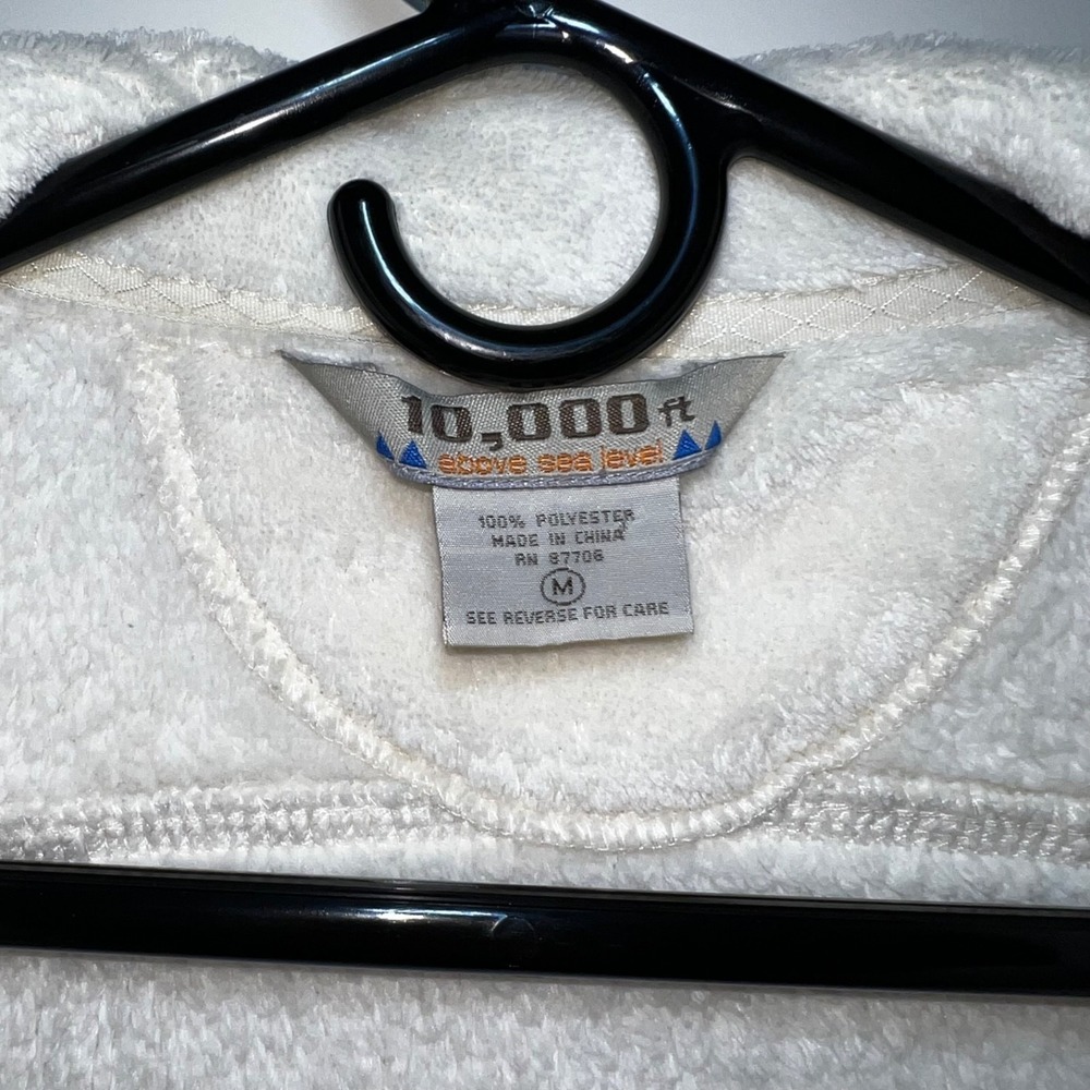 Womens Destination 10000 ft Above Sea Level Full Zip Vest. Size M White - Picture 5 of 11